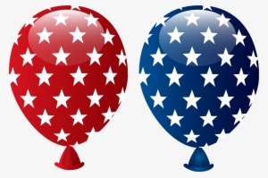 Balloon Clipart 4th July - 4th Of July Balloons Clipart