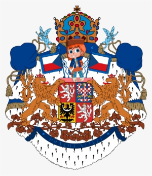 Greater Coat Of Arms Of Czechia - Czech Republic Coat Of Arms Queen Duvet