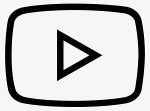 28 Collection Of Youtube Play Button Drawing - Youtube Icon Transparent White