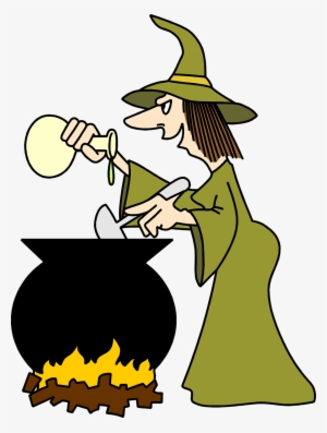 Halloween Witch Hat Clipart At Getdrawings - Witch With Cauldron Clipart
