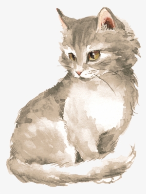 Hundezahnpflege - Kitten Watercolor
