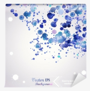 Abstract Hand Drawn Watercolor Background,vector Illustration, - 泡 泡 水彩