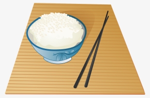 Chopsticks Rice Sticky Rice Food Asia Chin - Cooked Rice Vector Png