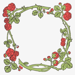 Frame Roses Clip Art Png
