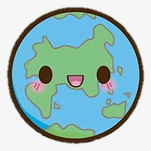 Kawaii Earth Drawing