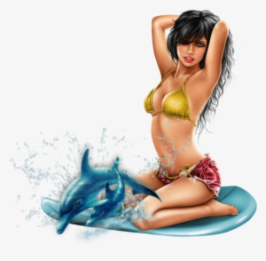 Femme Tube Surfer Png