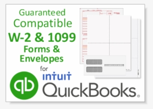 Quickbooks 1099 & W2 Forms Callout - Quickbooks Desktop Pro 2017 - Box Pack