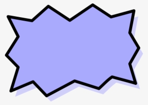 Small - Superhero Speech Bubble Clipart