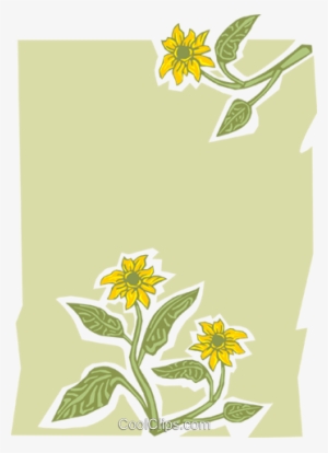 Flower Background Royalty Free Vector Clip Art Illustration