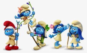 Download Smurfs The Lost Village Png Clipart Papa Smurf - Smurfette And The Lost Village