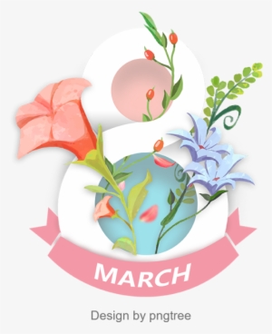 Flower Background For Women's Day On March 8, Women - 38 Happy Woman Day