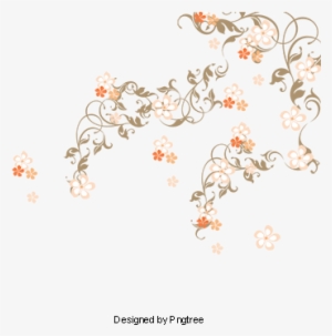 Romantic Pink Flowers Background, Pink, Romantic Flowers, - Illustration