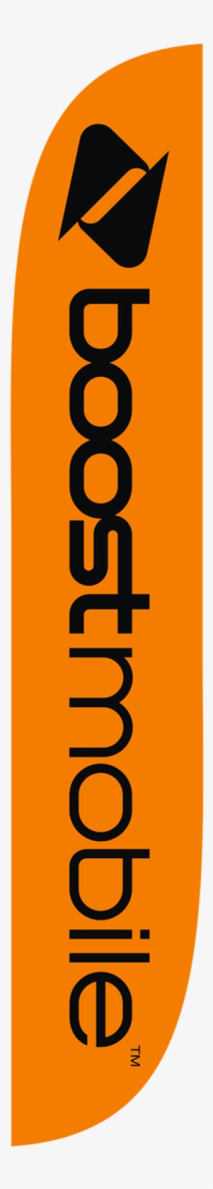 12ft Boost Mobile Orange Feather Flag - 2 Ft X 6 Ft Vinyl Banner Sign New - Boost Mobile White