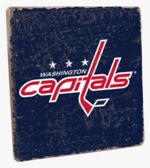 Washington Capitals Vintage Square - Washington Capitals Hockey Puck
