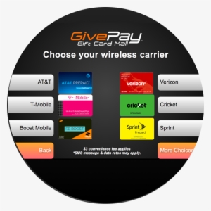 Select A Carrier - Circle