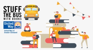 Since 2014, United Way Has Partnered With The Cleveland - White Kraft Shopping Bags #1wks1615wht