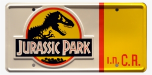 Jp Prop Plate Movie Memorabilia From Jurassic Park - Jurassic Park License Plate