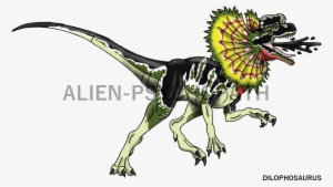 Jurassic Park - Jurassic Park Dilophosaurus Drawing