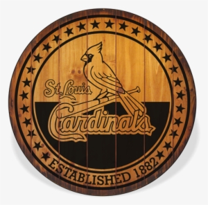 Louis Cardinals Barrel Top Sign - Circle