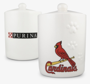 Pet Treat Jar - Kansas City Royals And St Louis Cardinals