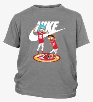 Kansas City Chiefs Rick And Morty Nike Logo Football - Nike Rick And Morty