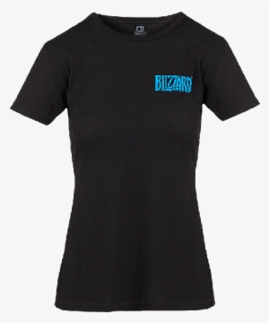 Blizzard Logo Tee - Black Polo Shirt Ladies