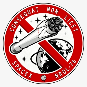 Nrol-76 Unofficial Mission Logo - Emblem