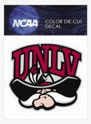 Unlv Logo Ncaa Die Cut Vinyl Car Sticker Bumper Window - Unlv Rebels