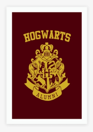 Hogwarts Alumni Crest Poster - Hogwarts Honor Student Harry Potter Car Or Truck Window