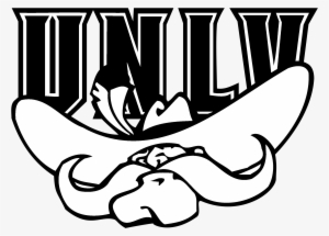 Unlv Rebels Logo Black And White - Black And White Unlv Logo