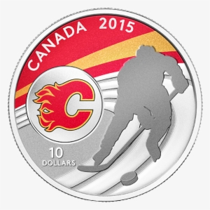 Fine Silver Coin - Calgary Flames