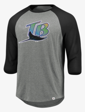 Men's Tampa Bay Rays Majestic Special Invitation Raglan - Yankees Baseball T Shirts