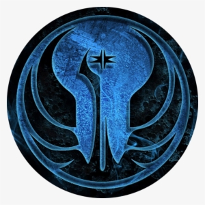 Jedi Order Logo Png - Star Wars Republic Symbol Blue