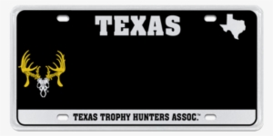 Texas Trophy Hunters License Plate