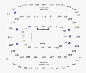Calgary Flames Vs - Saddledome Map Section 104 Row 22