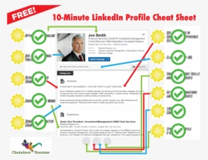 Get Your Free "10-minute Linkedin Profile Cheat Sheet" - Résumé