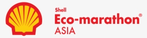 Shell Eco Marathon Asia Logo Made Using Futura Koyu - Shell Rimula R4 X 15w-40 20 L