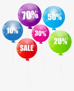 Discount Sale Balloons Transparent Png Clip Art Imageu200b - Discount Sale Images Png