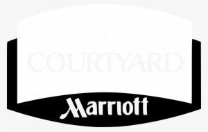 Courtyard By Marriott Logo Black And White - Courtyard By Marriott