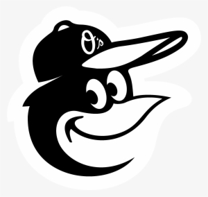 Baltimore Orioles Bird Logo Black And White - Baltimore Orioles Logo Png