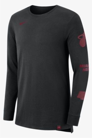 Nike Miami Heat Long Sleeve Team Logo Sleeve - Sleeve