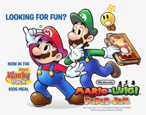 #nintendo Partners With Drive-in Chain #sonic - Mario & Luigi Paper Jam Bros. (nintendo 3ds)