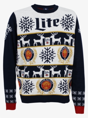 Miller Lite Holiday Sweater - Miller Lite Christmas Sweater Amazon