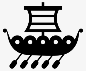 Viking Ship Svg Png Icon Free Download - Vikings Boat Vector Png