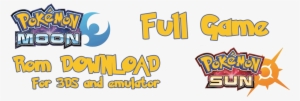 Pokemon Sun And Moon Download Http - Pokemon Sun Moon Png