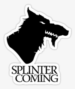 Tmnt Vs Game Of Thrones Splinter Is Coming - Game Of Throne Winter Is Coming Logo