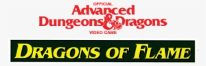 Advanced Dungeons & Dragons - Dragons Of Flame