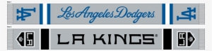 Kings Night Scarf - La Dodgers La Kings Scarf