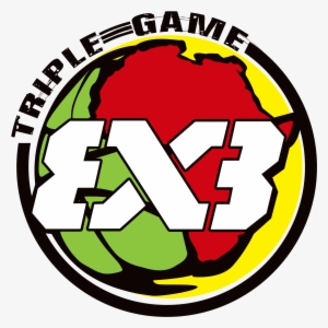 [3x3] Triple Game All African Basketball Logo - Game