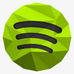Another Low-poly Icon - Spotify